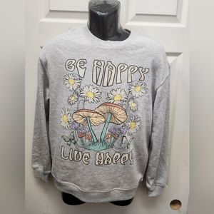 Cold crush mushroom pullover